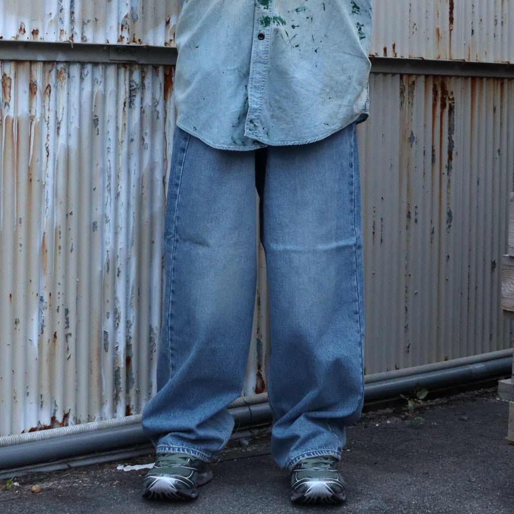 DENIM BAGGY PANTS #BLUE STONE [GH5S013D]