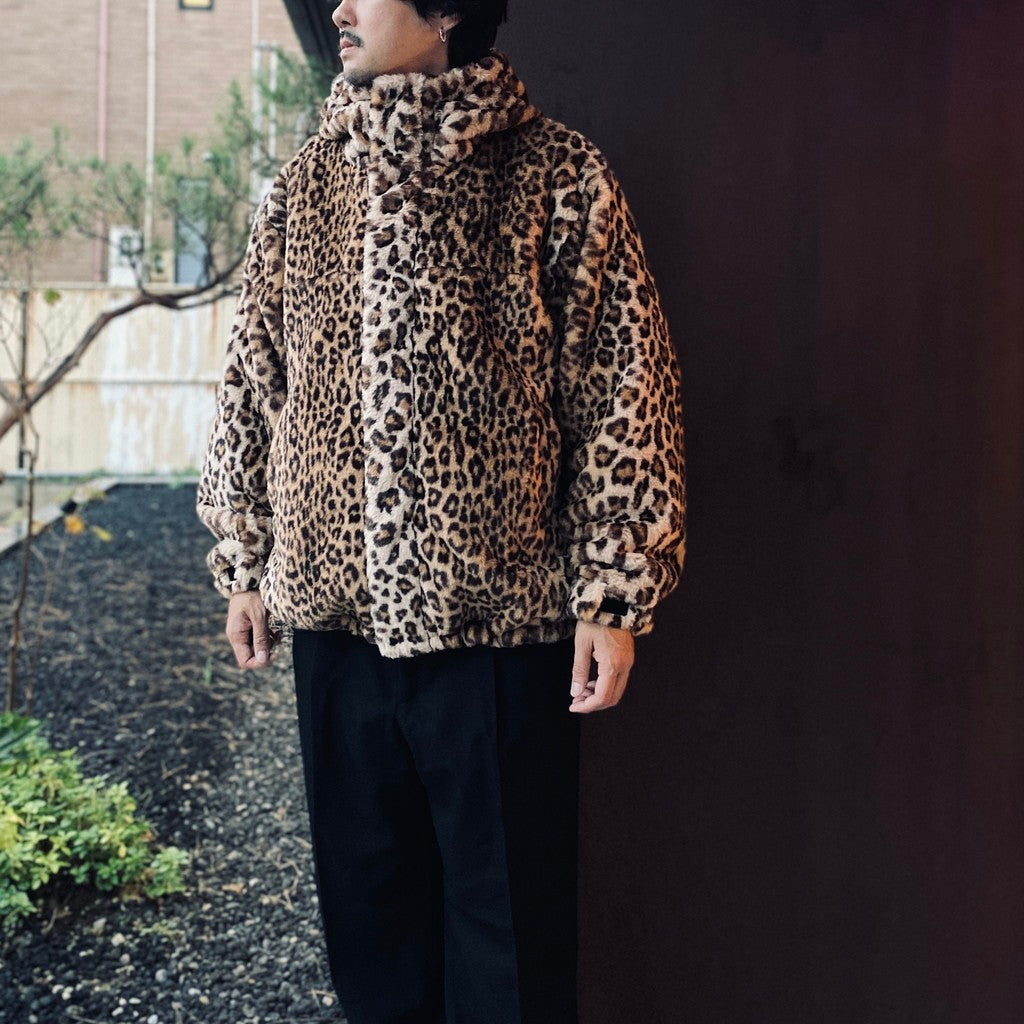 NANGA | LEOPARD FUR MOUNTAIN PARKA #BEIGE [26FW-WMO-NA09]