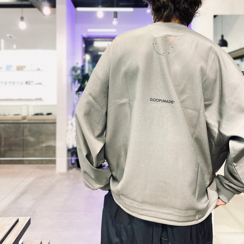 meanswhile | “MW-C1” 1932 “THE DRM” Nova Crewneck #Ash [GOOPI-25AW-SEP-01]