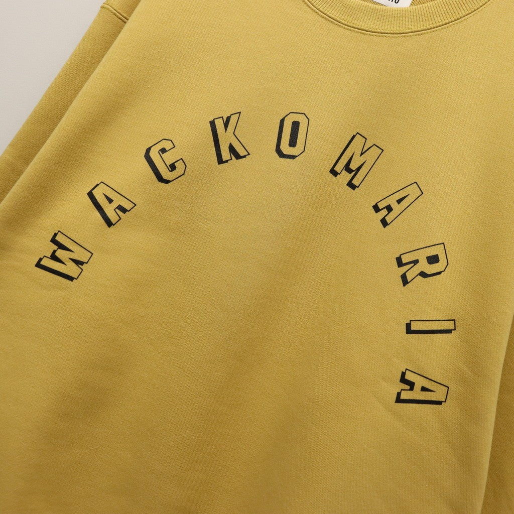 MIDDLE WEIGHT CREW NECK SWEAT SHIRT #YELLOW [26SS-WMC-SS08]