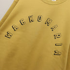 MIDDLE WEIGHT CREW NECK SWEAT SHIRT #YELLOW [26SS-WMC-SS08]