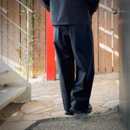 WATERPROOF TECH WOOL WIDE PANTS #Black [FPA03252U0009]