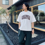 COLLEGE S/S T-SHIRT #White [SU25-T06]