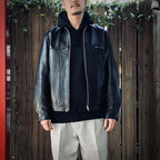LEATHER JACKET #BLACK [25SS-WMO-BL01]