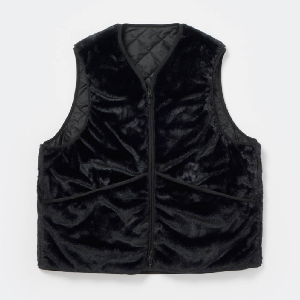 TECH BRITISH HUNTER FUR VEST #BLACK [BJ-51026W]