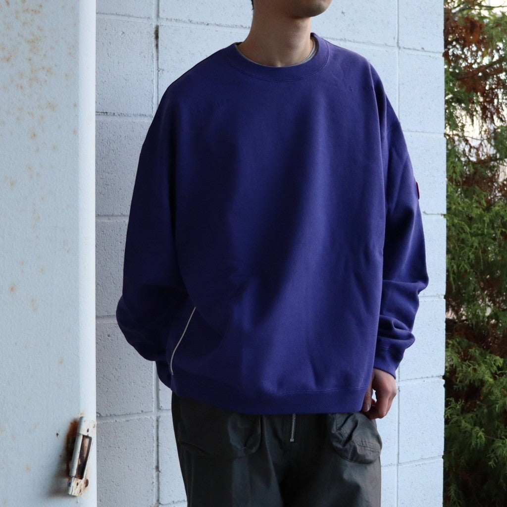 純色寬鬆圓領衫 #紫色 [CES28CS12]