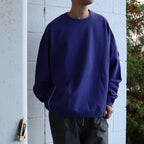 純色寬鬆圓領衫 #紫色 [CES28CS12]