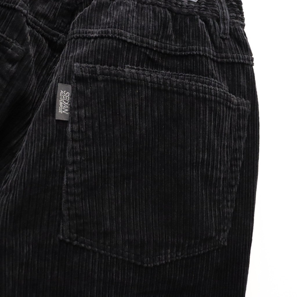 Corduroy Baggy Jeans #Black [SD26F-PT06]