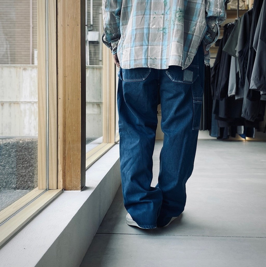 REPAIRED INDIGO PAINTER PANTS #AGED INDIGO [BW252-RIPP