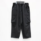 RIPSTOP CARGO BALLOON PANTS #Black [SS25-B01]