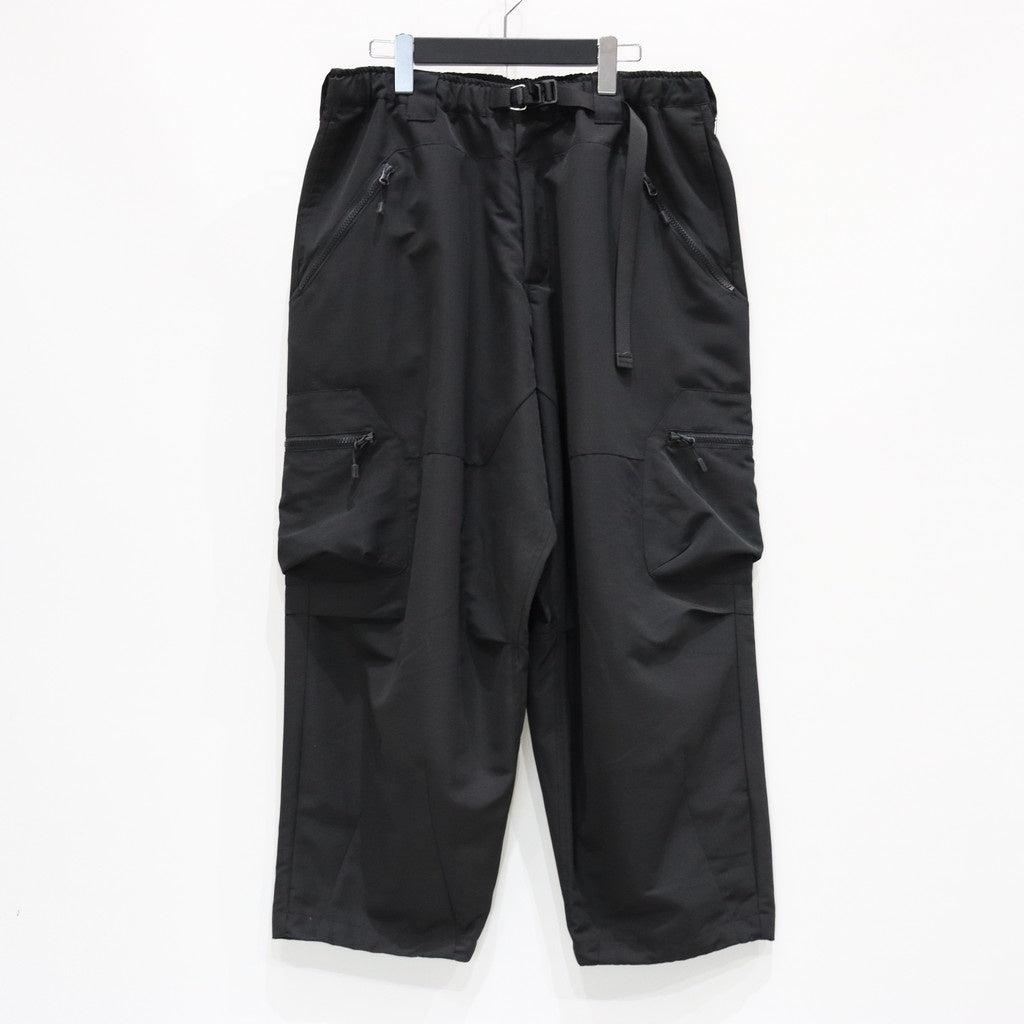 RIPSTOP CARGO BALLOON PANTS #Black [SS25-B01]