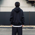 TECH SCUBA KNIT FULLZIP PARKA #BLACK [BE-41026]