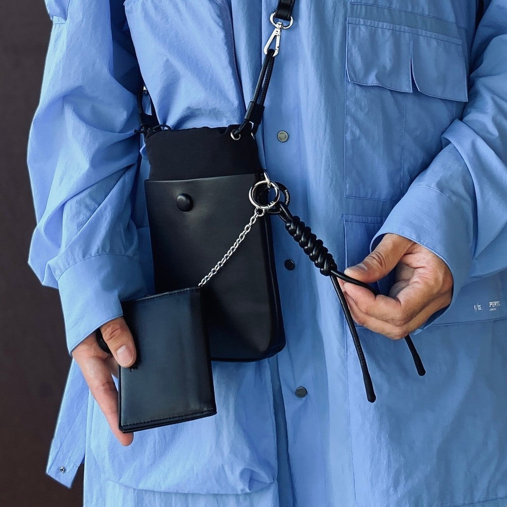 TECH LEATHER MODULAR POACH #BLACK [FEL34262B0004]