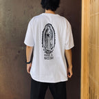WASHED HEAVY WEIGHT CREW NECK T-SHIRT ( TYPE-1 ) #WHITE/BLACK [26FWE-WMT-WT01]