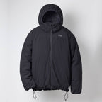 Strech Puff Hoodie #Black [SD26F-JK04]