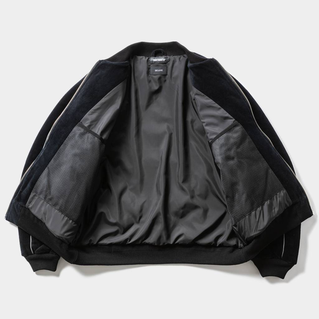 DELUXE | VELOUR SOUVENIR JKT #Black [20TH-JK03]