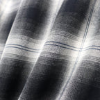 OMBRE CHECK OPEN COLLAR SHIRT S/S ( TYPE-2 ) #GRAY [26SS-WMS-OC10]