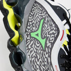 WAVE PROPHECY 13.2 #LT-GRAY / GREEN / LIME YELLOW [D1GA261301]