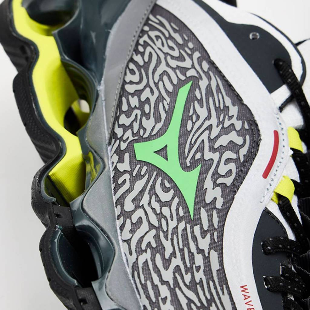 WAVE PROPHECY 13.2 #LT-GRAY / GREEN / LIME YELLOW [D1GA261301]
