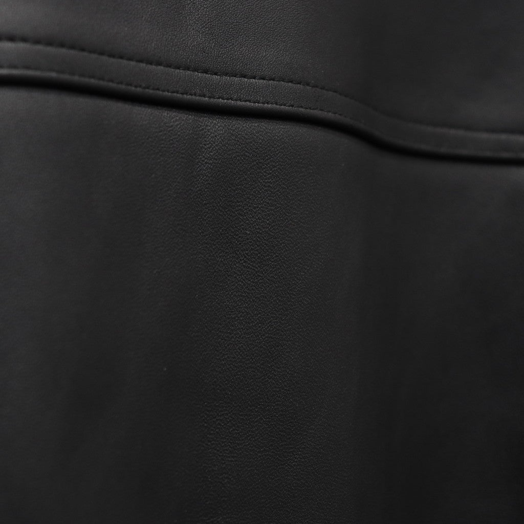 LEATHER TRUCKER JACKET ( TYPE-2 ) #BLACK [25FWE-WMO-BL02]