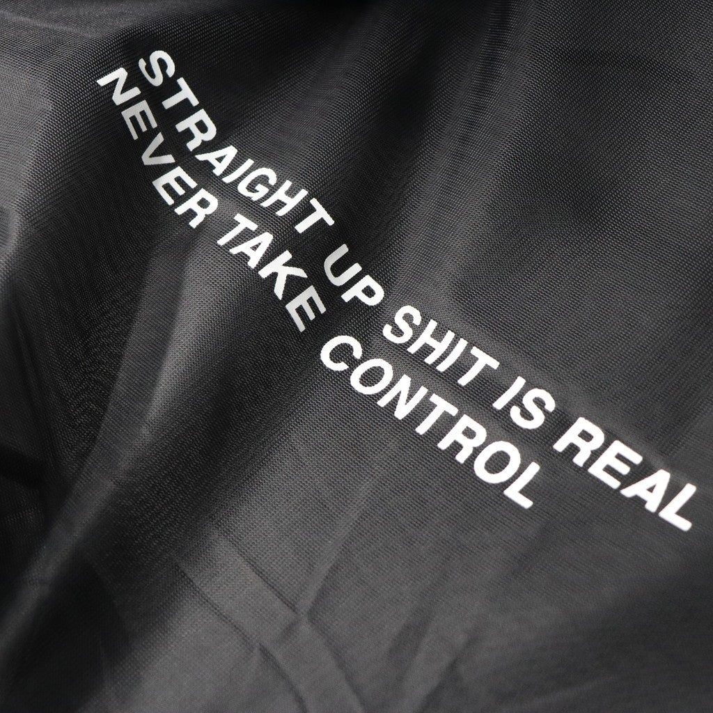 LABEL LOGO SHEER PARKA #Black [SS26-JK06]