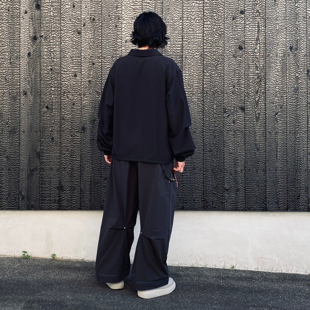 EVD1 Half Zip Polo Shirt #Black [GOOPI-26AW-SEP-02]