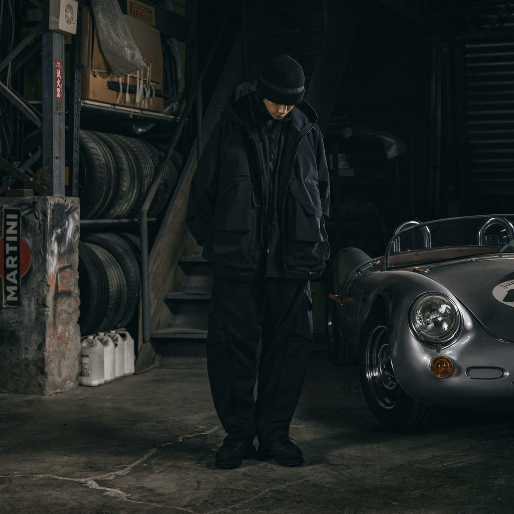 「G7-1K」 Fermion-G Mountain Parka #JET BLACK [GOOPI-23AW-NOV-01]