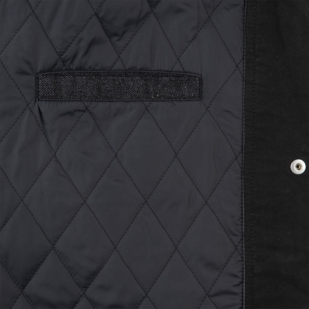 DBL FLAP ZIP JACKET #BLACK [CES27JK06]