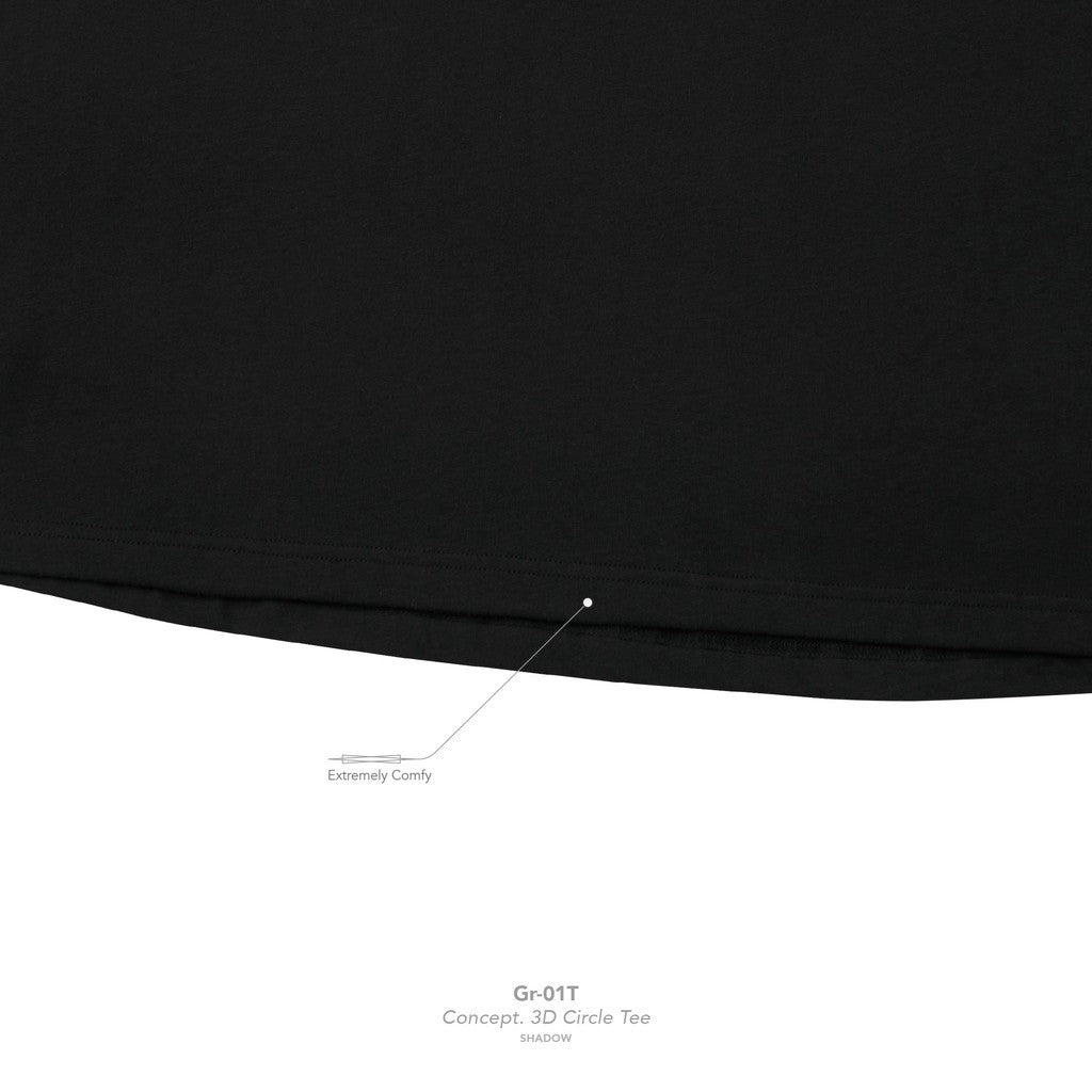 “Gr-01T”概念。 3D圓形T卹 #SHADOW [GOOPI-25SS-JUN-04]
