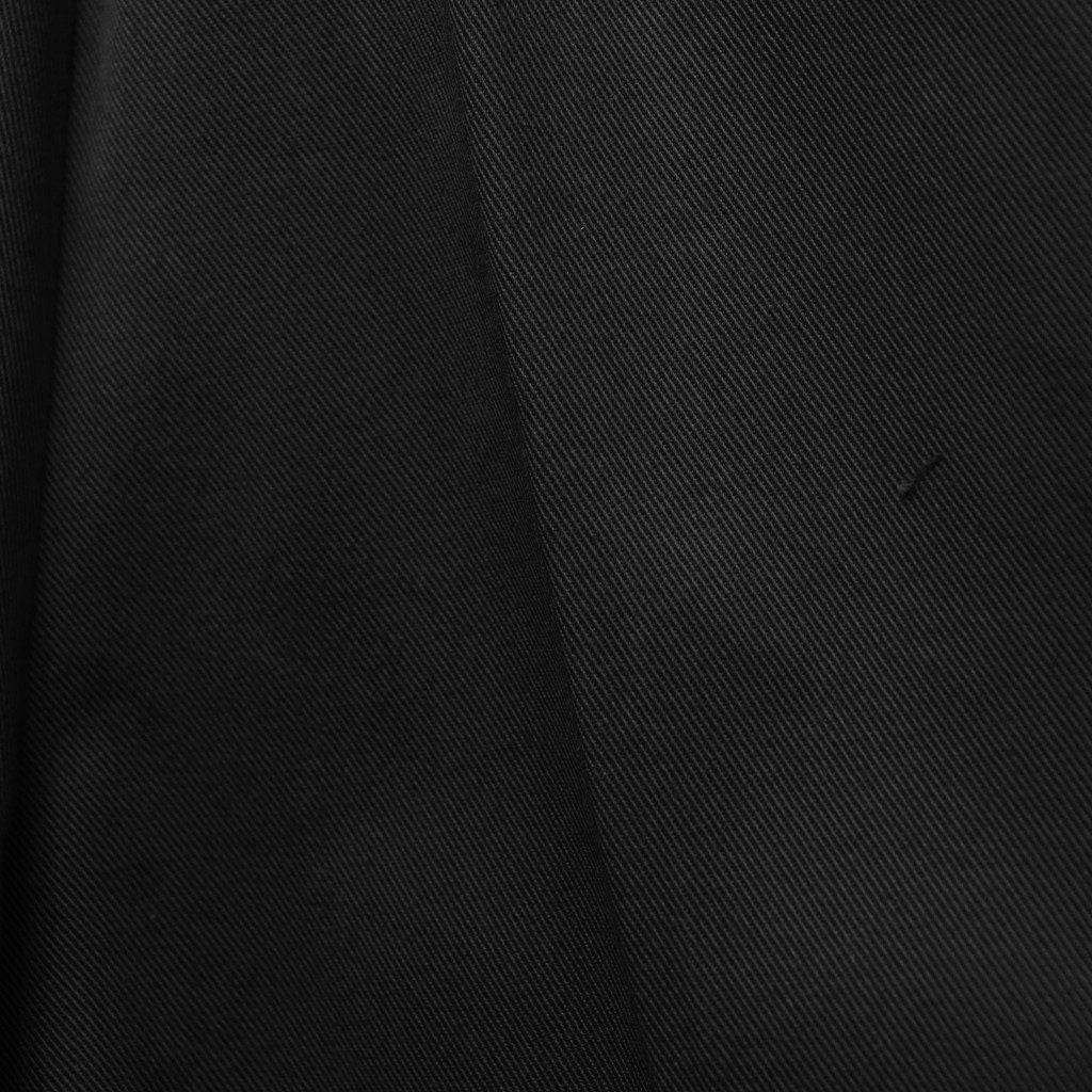 DOUBLE PLEATED CHINO TROUSERS ( TYPE-1 ) #BLACK [25FW-WMP-PT01]