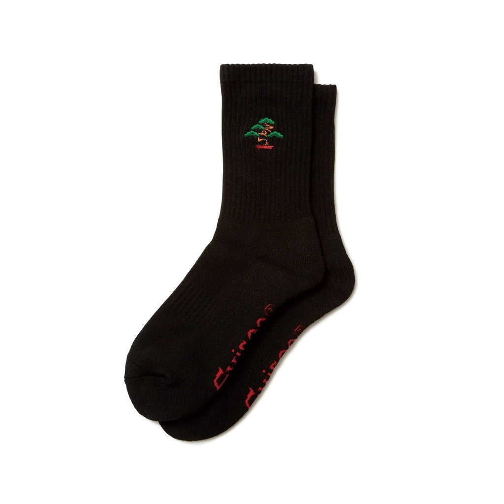 BONSAI SOCKS #BLACK [24FW-A02]
