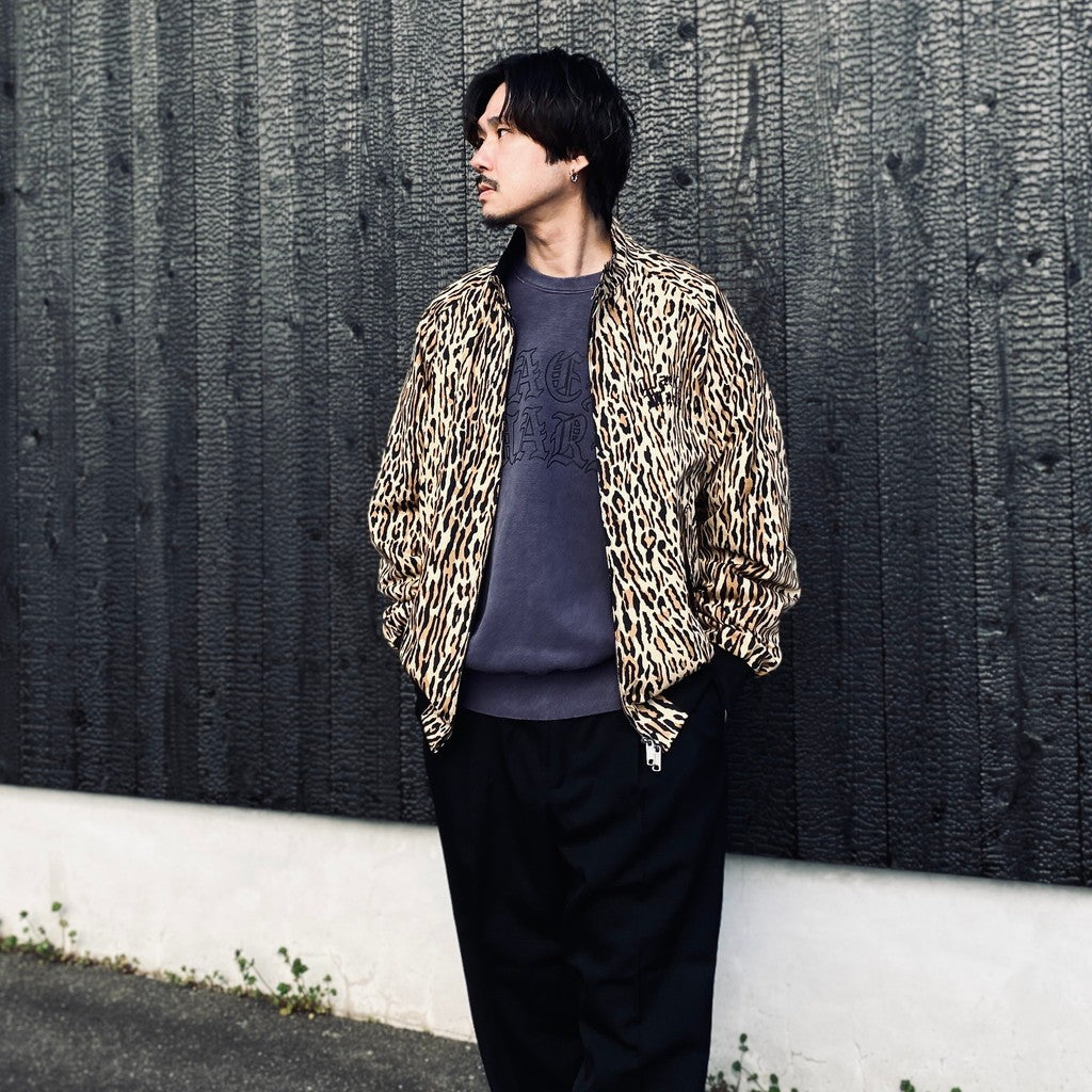 WASHED MIDDLE WEIGHT CREW NECK SWEAT SHIRT #PURPLE [26SS-WMC-SS06]