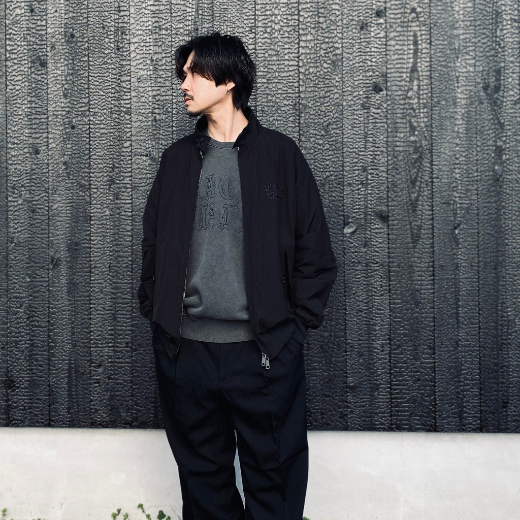 WASHED MIDDLE WEIGHT CREW NECK SWEAT SHIRT #GRAY [26SS-WMC-SS06]