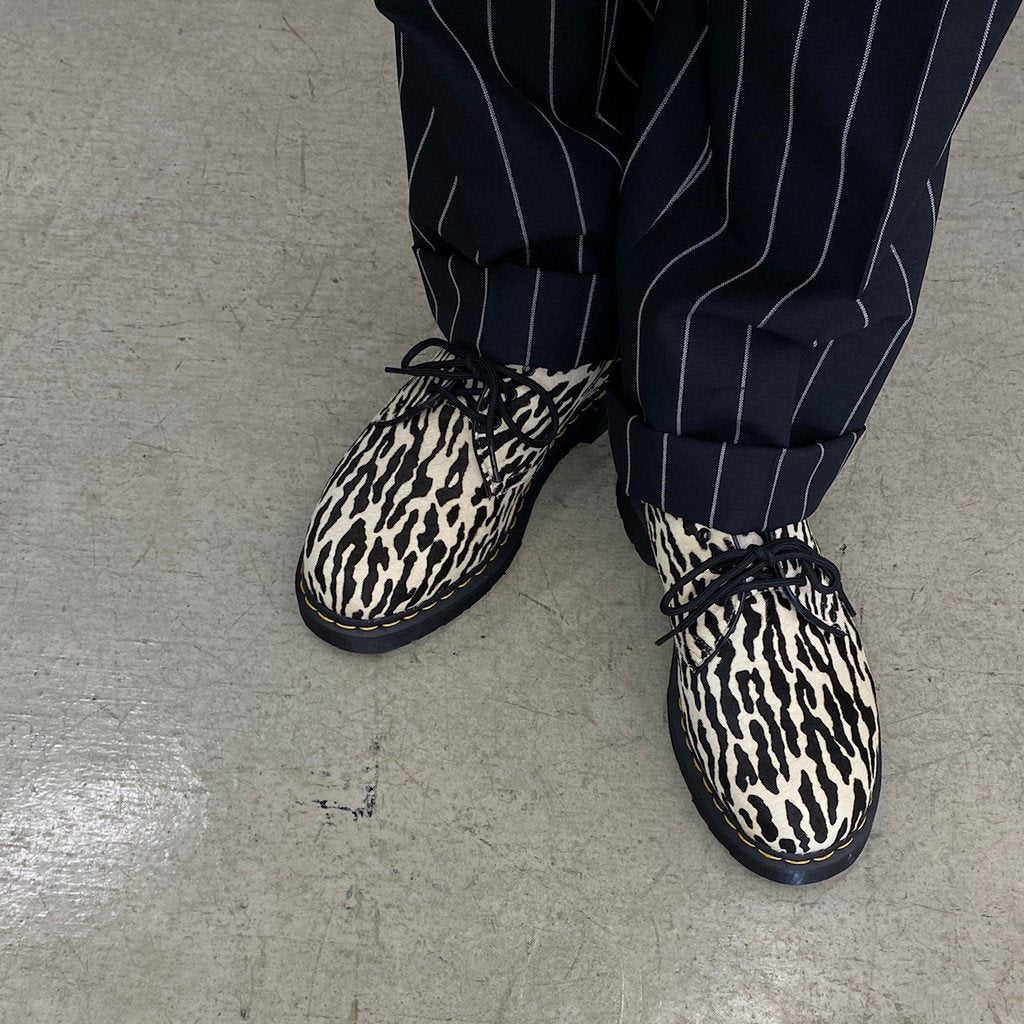 馬丁博士 | 豹紋三眼鞋 #白色 [DRMARTENS-WM-SH02]