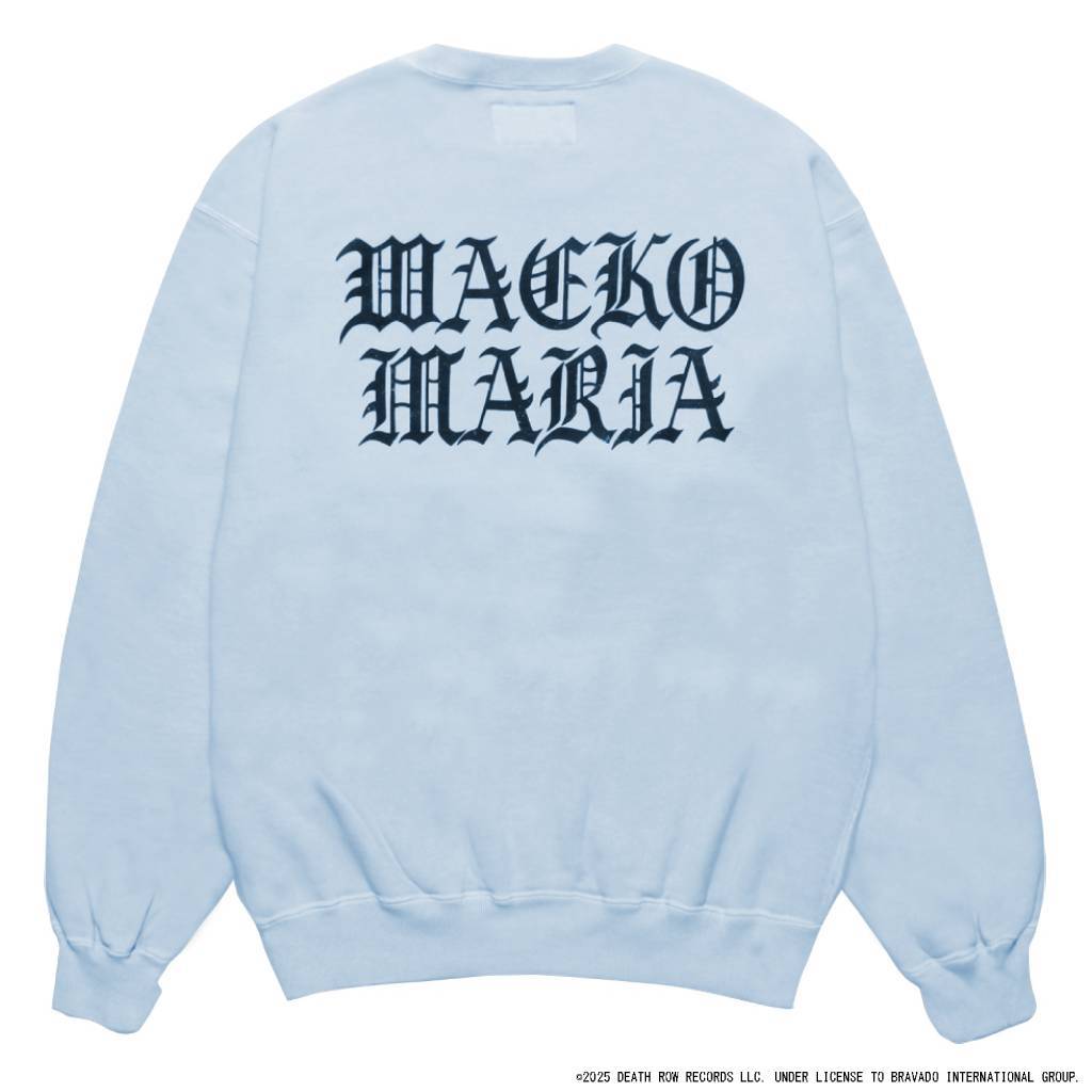 DEATH ROW RECORDS | WASHED MIDDLE WEIGHT CREW NECK SWEAT SHIRT