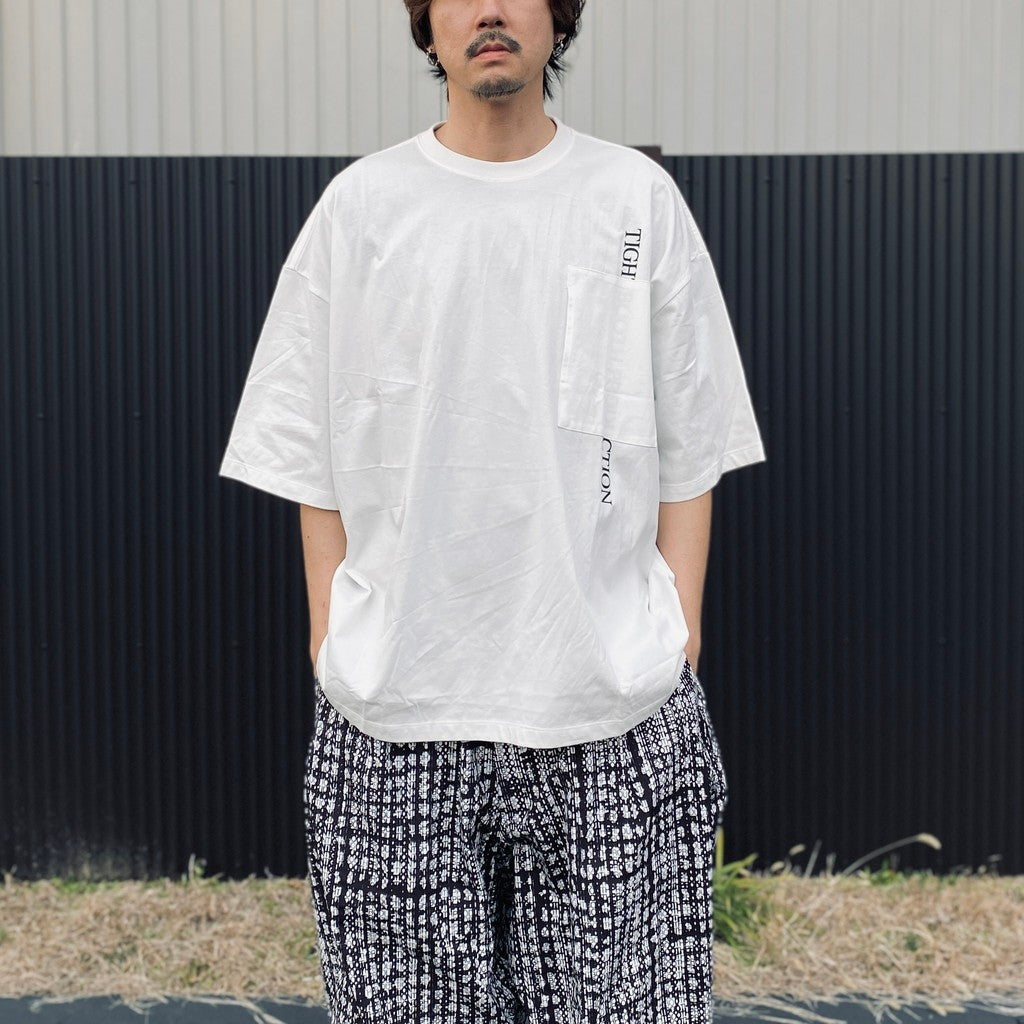 STRAIGHT UP S/S T-SHIRT #White [SS26-T04] - cocorozashi 三重県