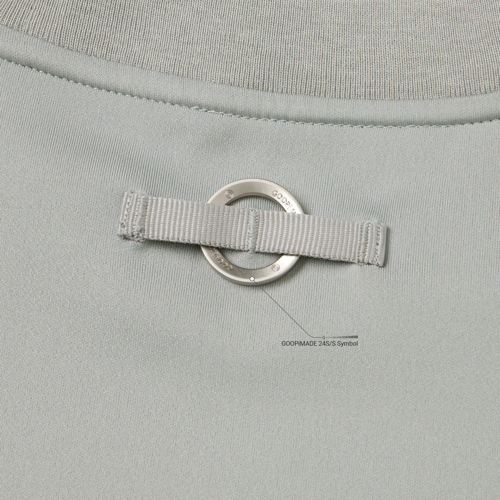 「DE-05」超大Logo T卹 #灰色 [GOOPI-24SS-AUG-03]