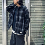 FLEECE SHIRT ( TYPE-1 ) #CHARCOAL [24FW-WMO-BL24]