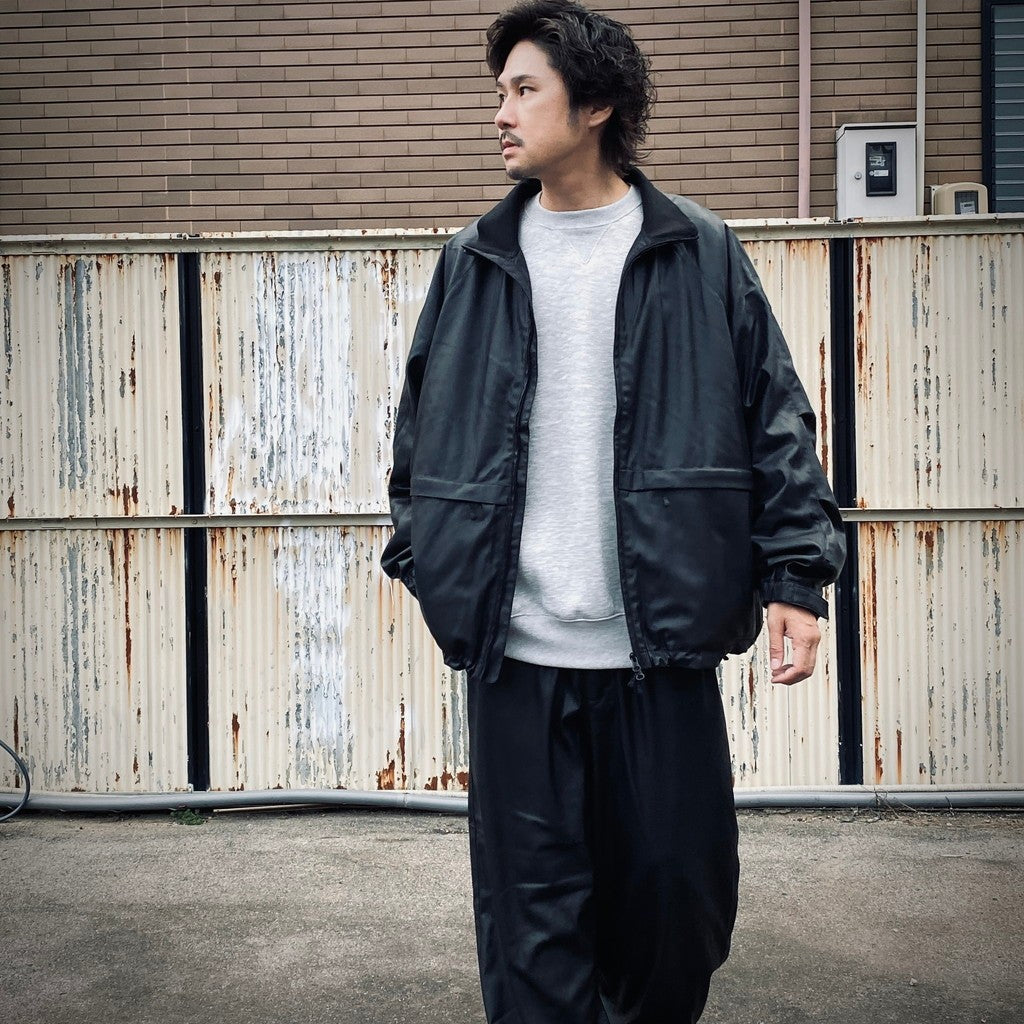 TECH SYNTHETIC SKIN WINDBREAKER JACKET #BLACK [BJ-40025W]