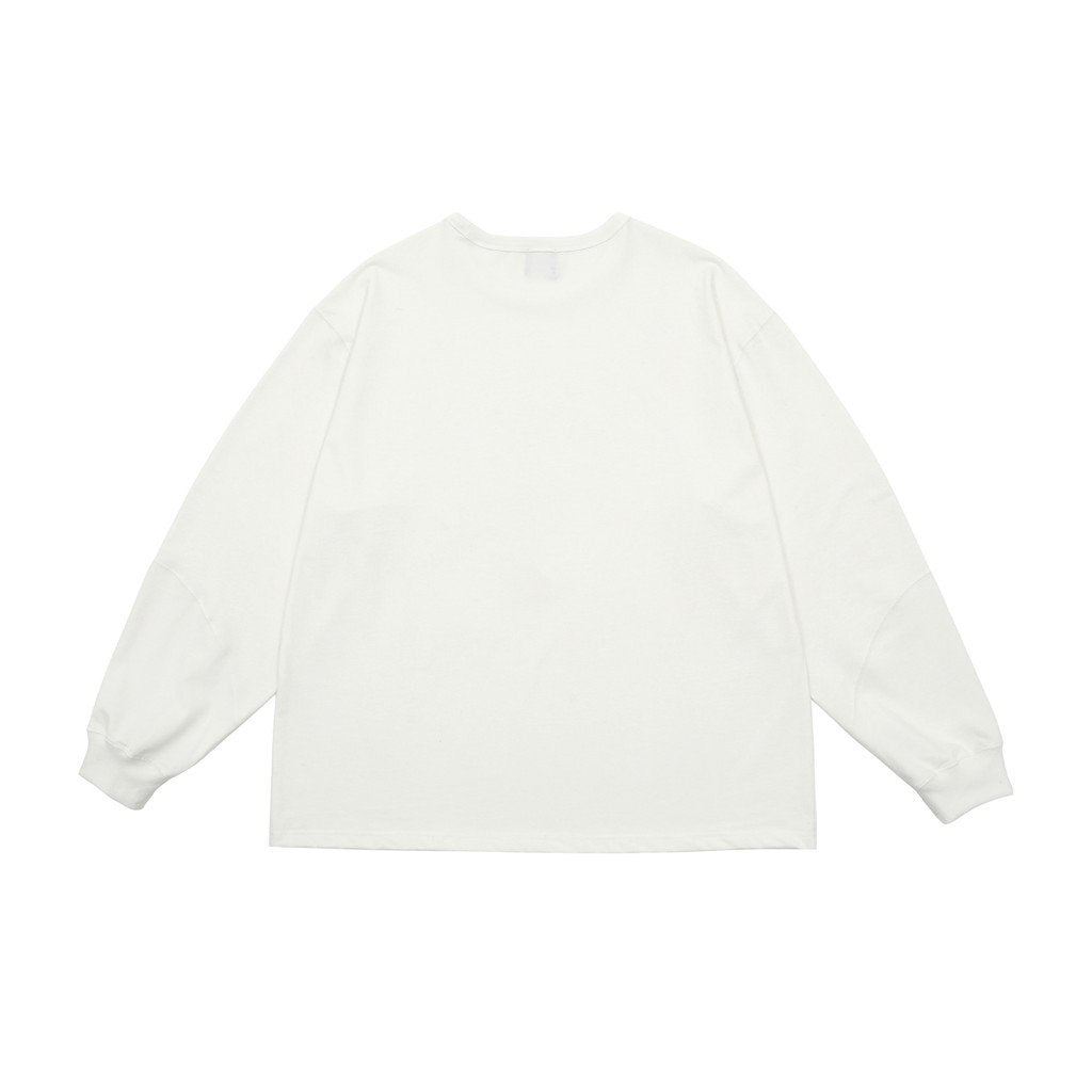 BIO WASHED EASY LONG SLEEVE #OFF WHITE [HOD25AWTS]
