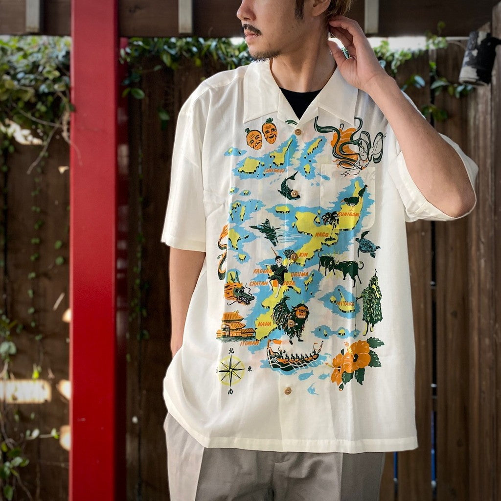 RYUKYU MAP #WHITE [SS25_SSA06-1] – cocorozashi