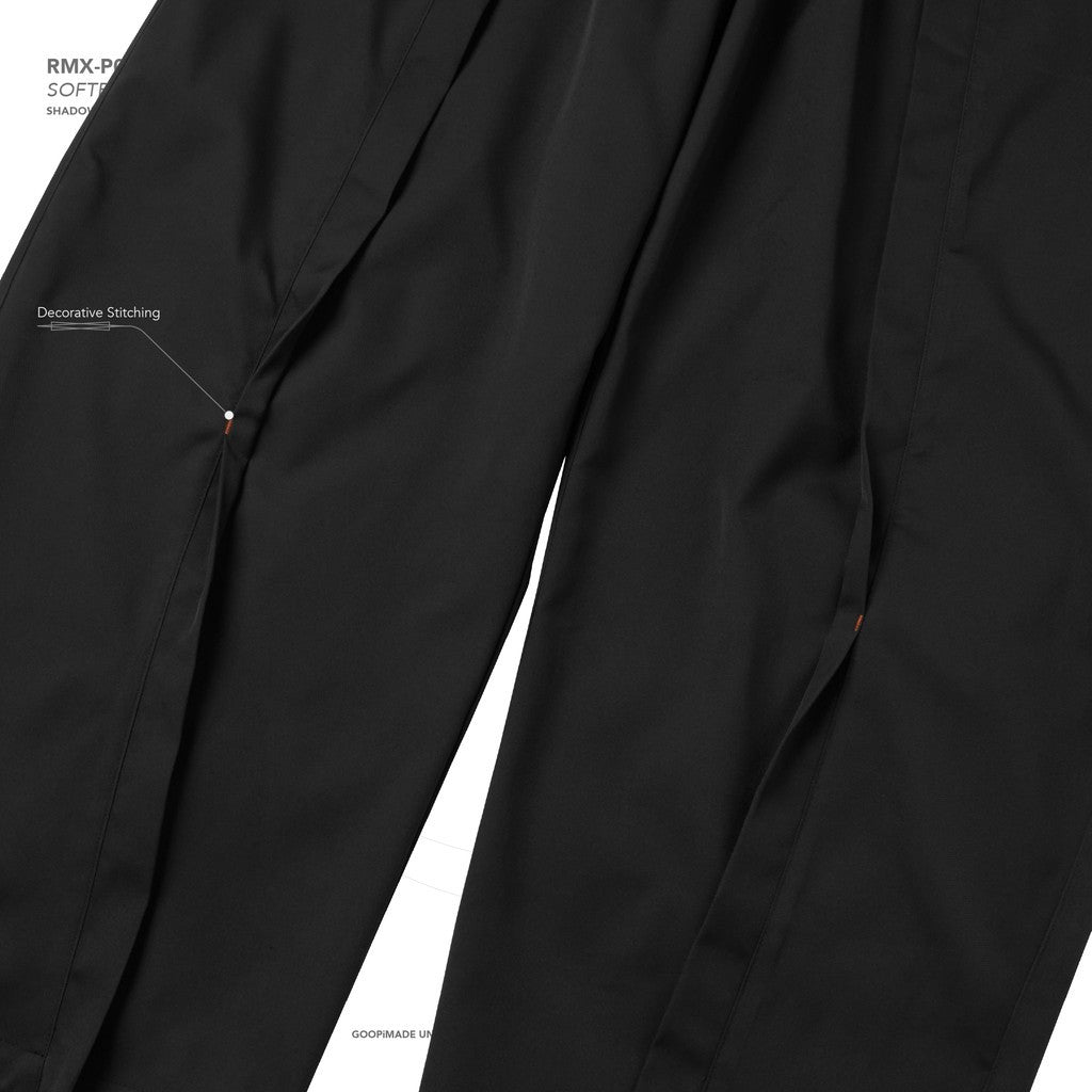 「RMX-P01」 SOFTBOX Tailored Trousers #SHADOW [GOOPI-24AW-DEC-01]