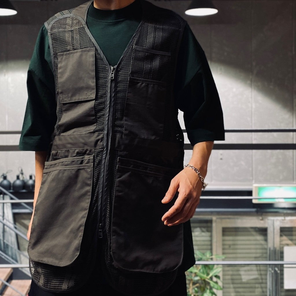 繩網長背心 #CHARCOAL [FSU10241U0001]