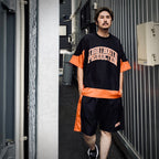 COLLEGE DOBBY S/S T-SHIRT #Black [SU25-T01]