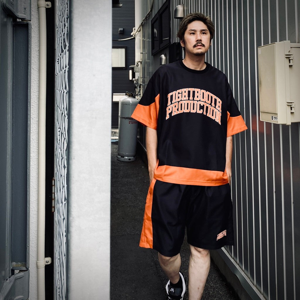 COLLEGE DOBBY S/S T-SHIRT #Black [SU25-T01]