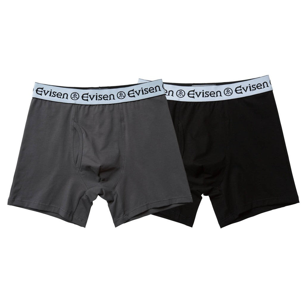 MODERN COTTON STRETCH BRIEFS (2P) #PACK (BLACK,CHARCOAL) [24SU-A05]