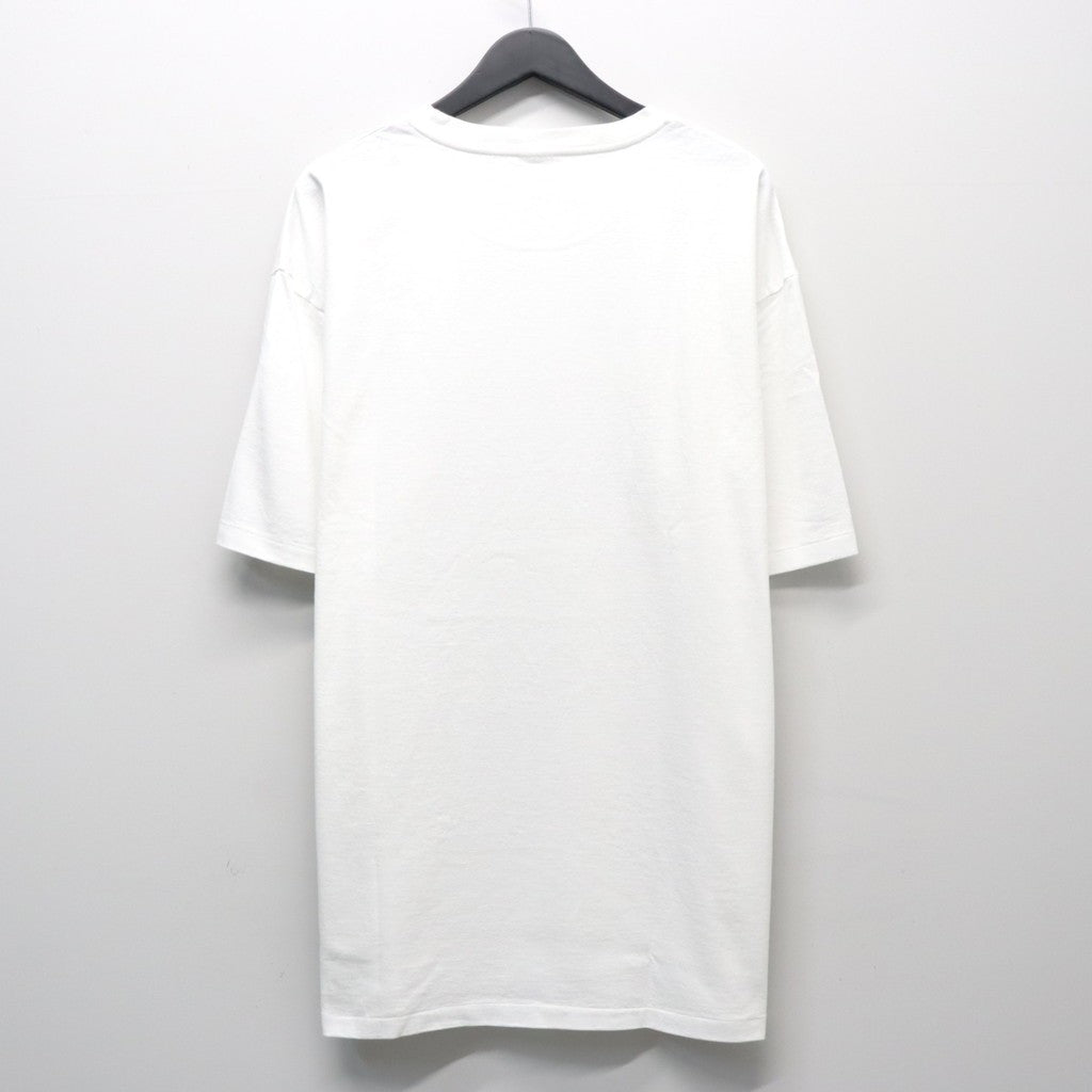 TIM LEHI | WASHED HEAVY WEIGHT CREW NECK T-SHIRT #WHITE [26SS-WMT-WT01]
