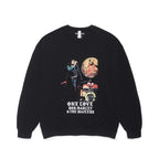 BOB MARLEY | CREW NECK SWEAT SHIRT ( TYPE-1 ) #BLACK [BOBMARLEY-WM-SS11]