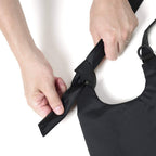 購物單肩包（小號）#黑色 [BCL-89]