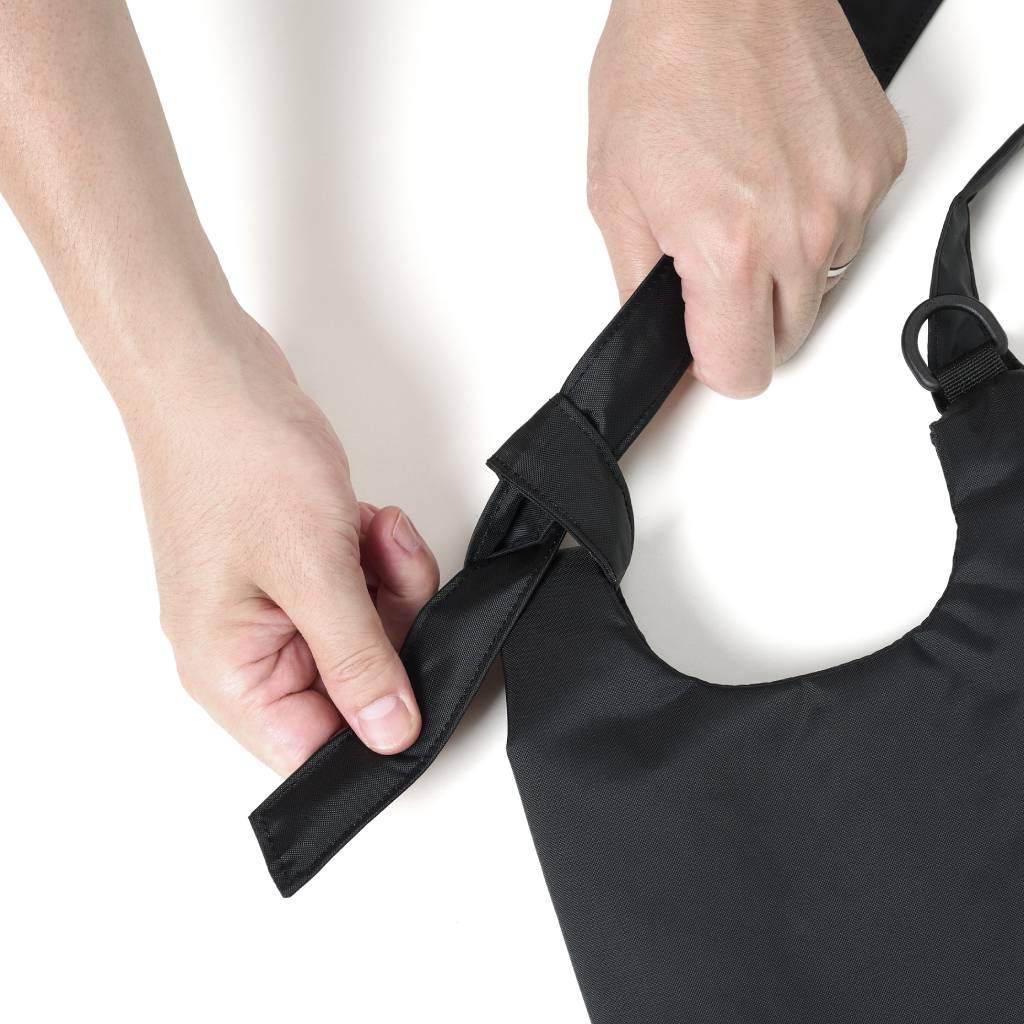 購物單肩包（小號）#黑色 [BCL-89]